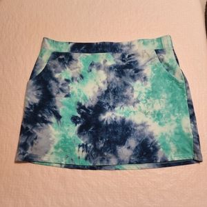 Belle Beach women's tye die skort. Size XL